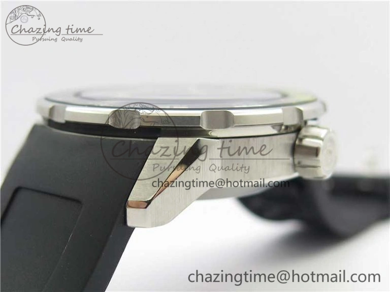 Aquatimer SS IW356802 ZZF 1:1 Best Edition Black Dial on Black Rubber Strap MIYOTA9015