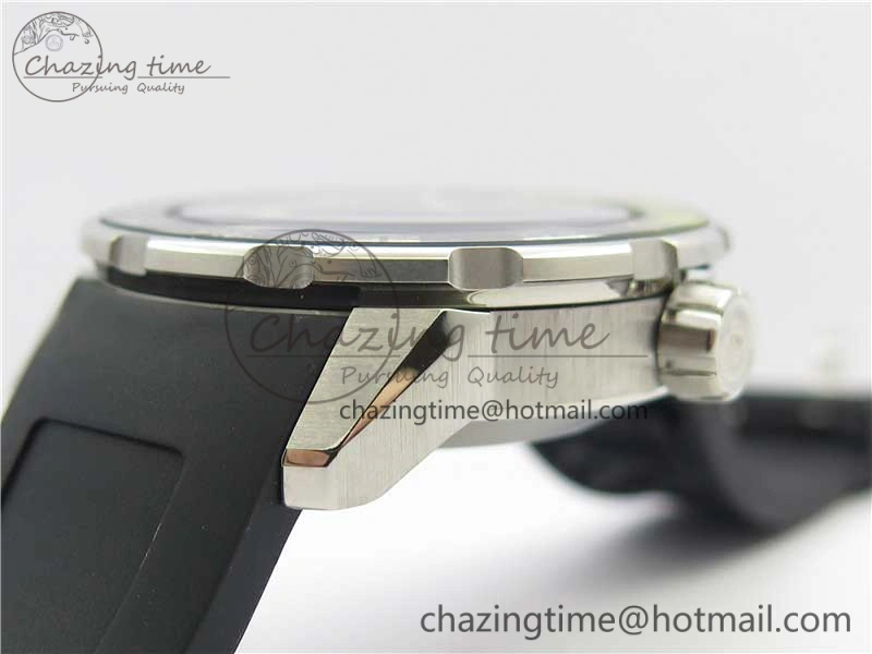 Aquatimer SS IW356802 ZZF 1:1 Best Edition Black Dial on Black Rubber Strap MIYOTA9015