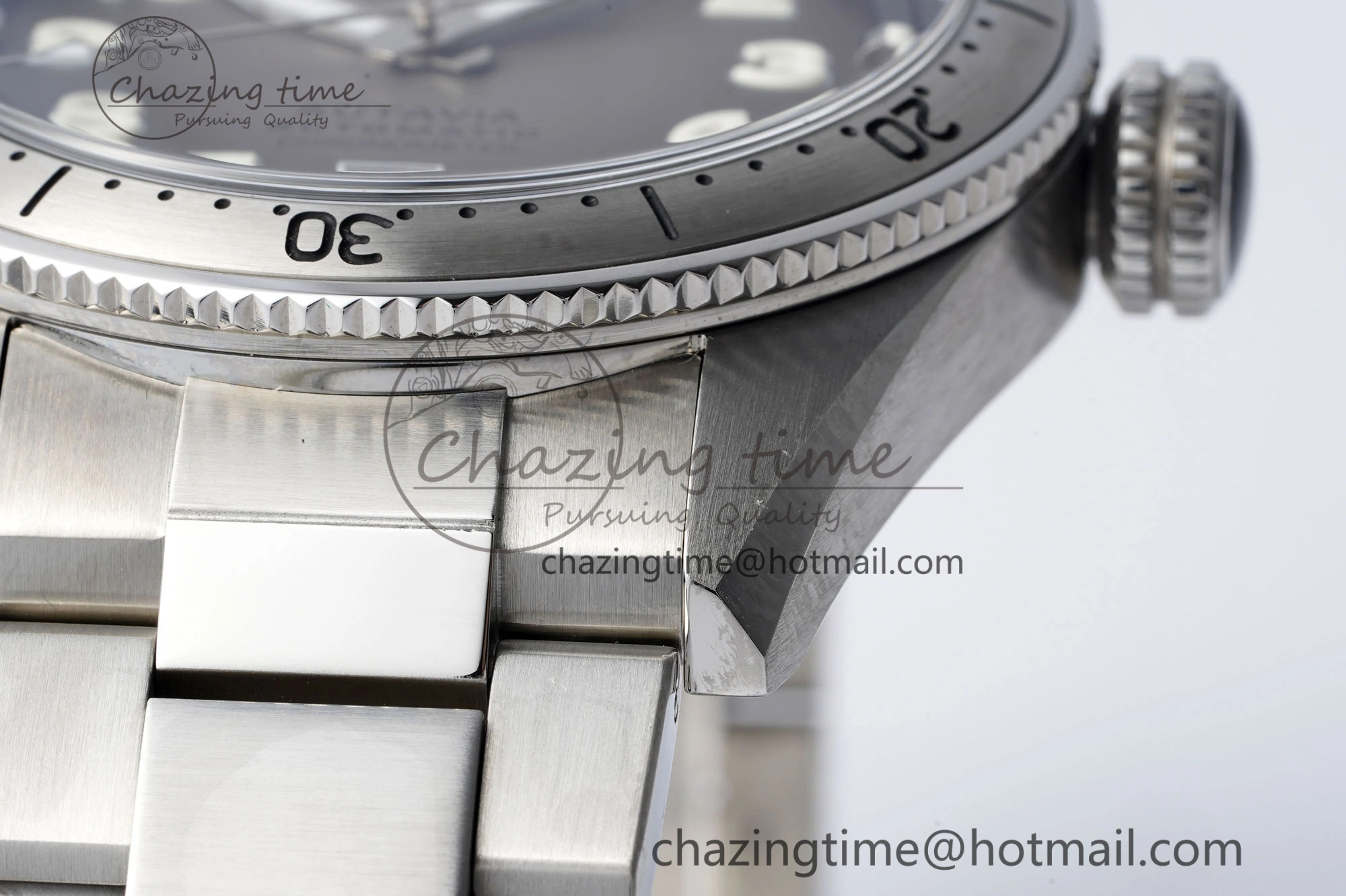 Autavia SS 42mm TARF 1:1 Best Edition Gray Dial SS Bezel on SS Bracelet SW200
