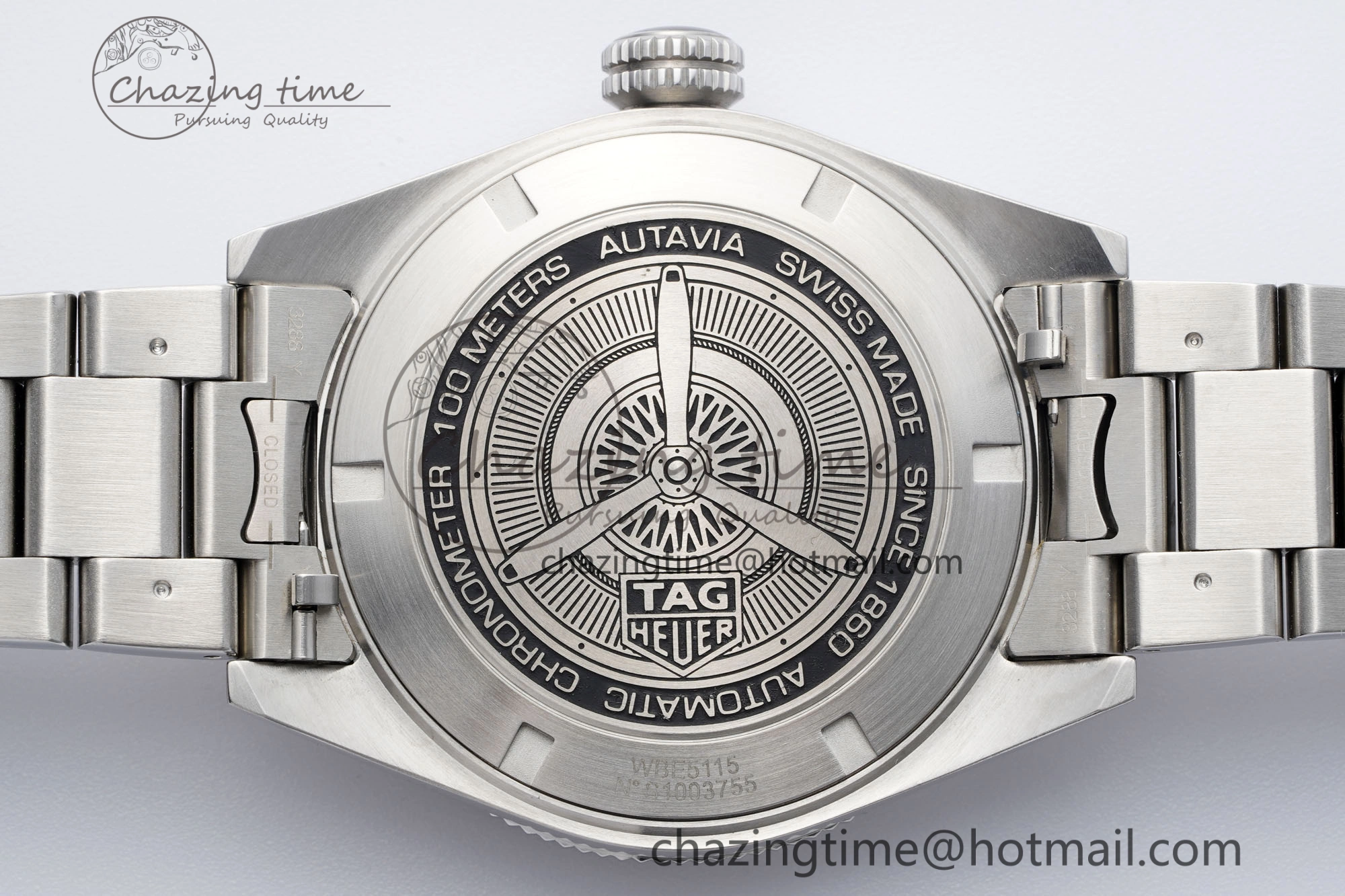 Autavia SS 42mm TARF 1:1 Best Edition Gray Dial SS Bezel on SS Bracelet SW200