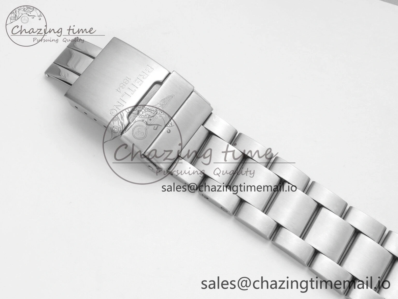 Avenger 43mm SS TF 1:1 Best Edition Yellow Dial on SS Bracelet A2824 V2