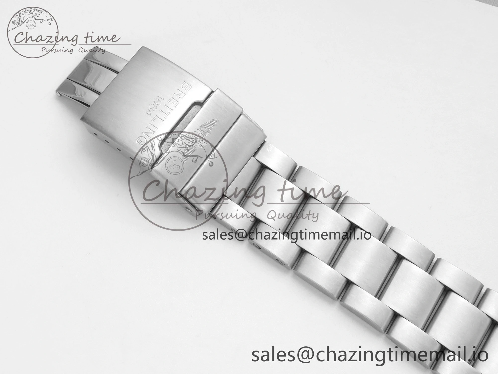 Avenger 43mm SS TF 1:1 Best Edition Yellow Dial on SS Bracelet A2824 V2