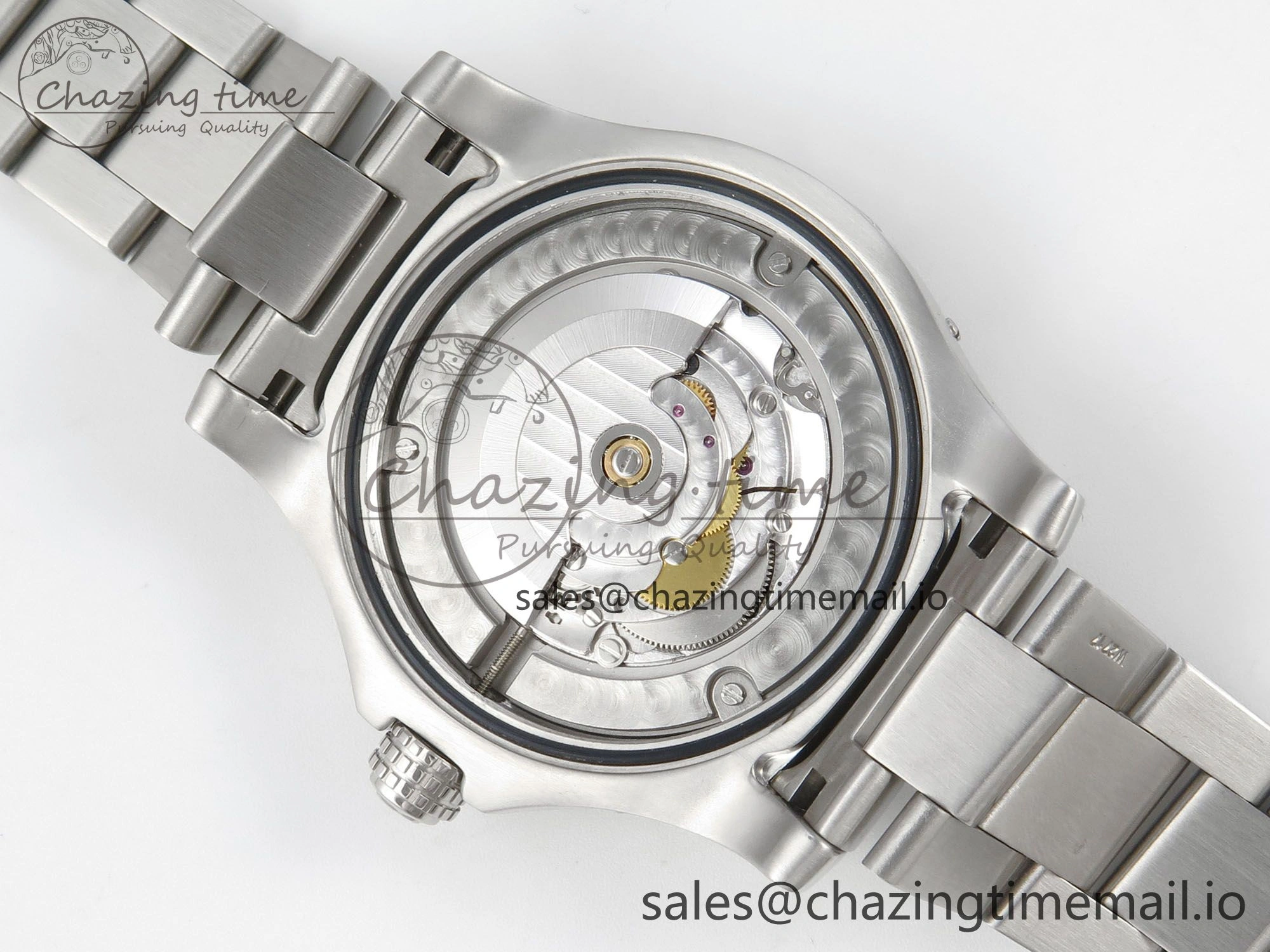 Avenger 43mm SS TF 1:1 Best Edition Yellow Dial on SS Bracelet A2824 V2