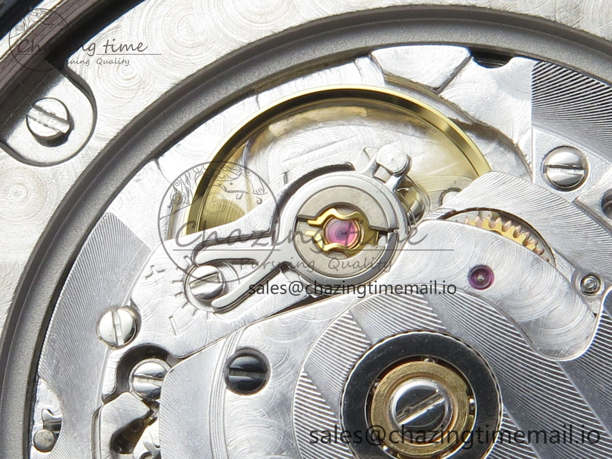 Avenger 43mm SS TF 1:1 Best Edition Yellow Dial on SS Bracelet A2824 V2