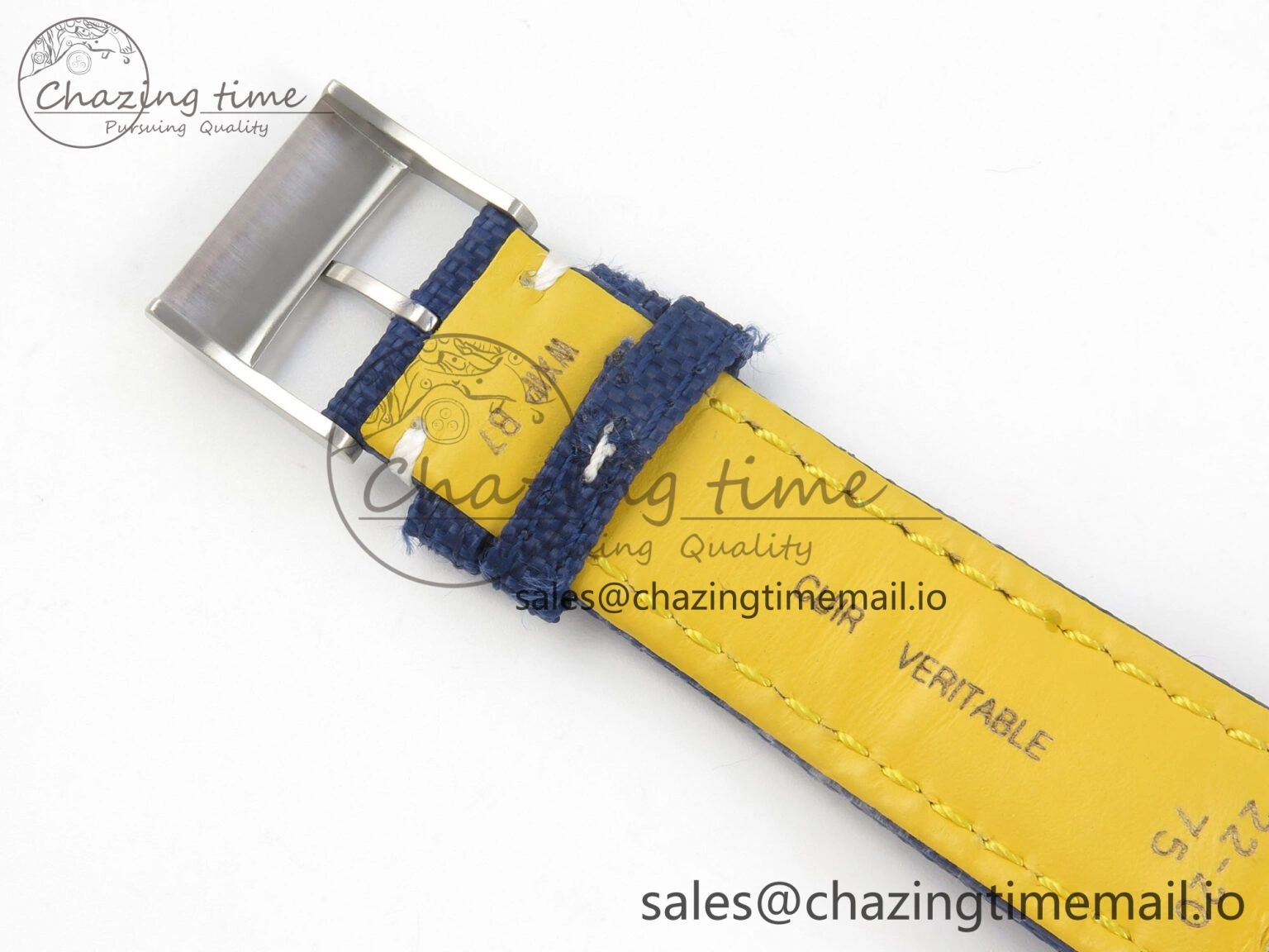 Avenger 43mm TF 1:1 Best Edition Blue Dial on Blue Nylon Strap A2824 V2