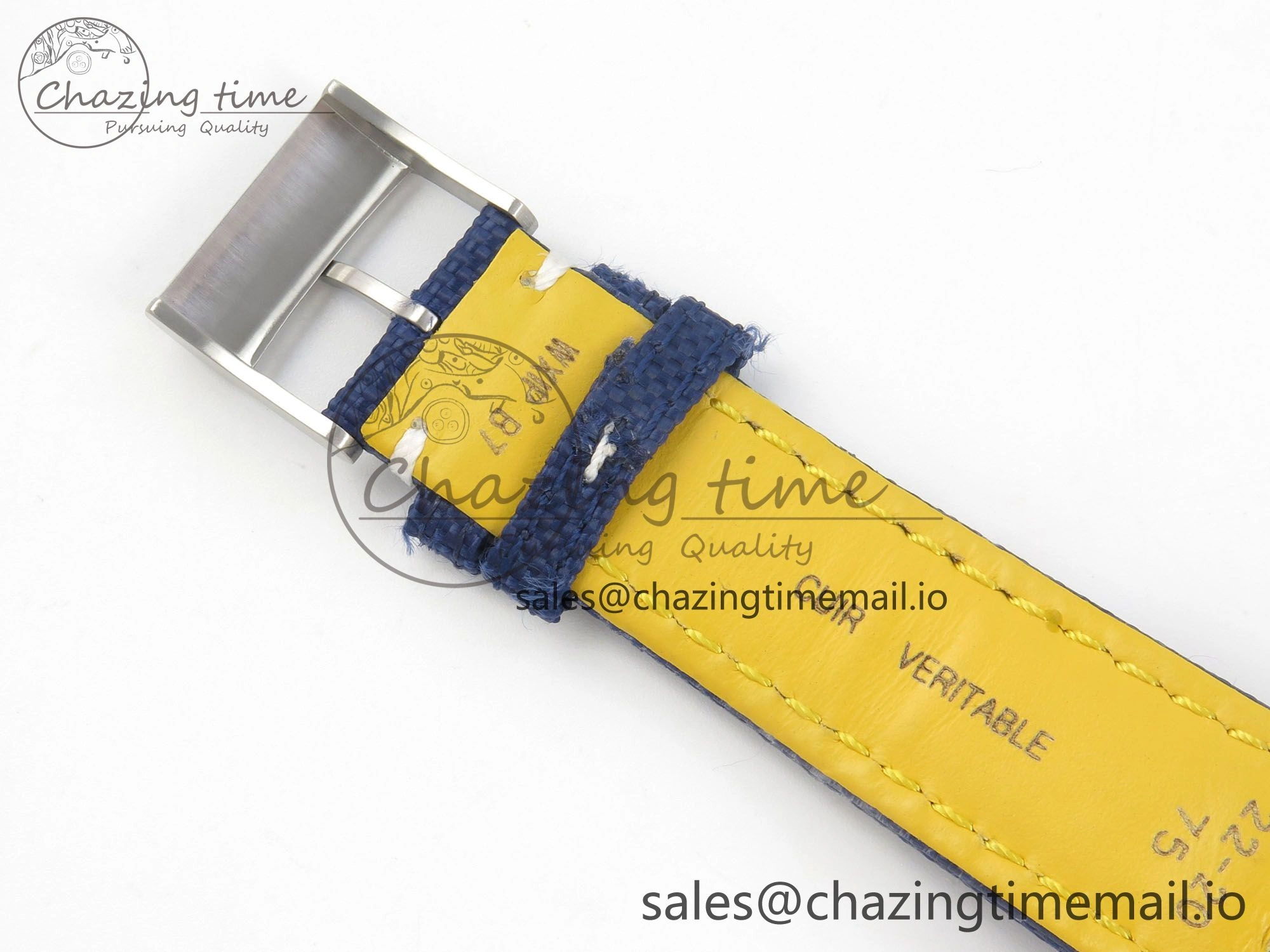 Avenger 43mm TF 1:1 Best Edition Blue Dial on Blue Nylon Strap A2824 V2