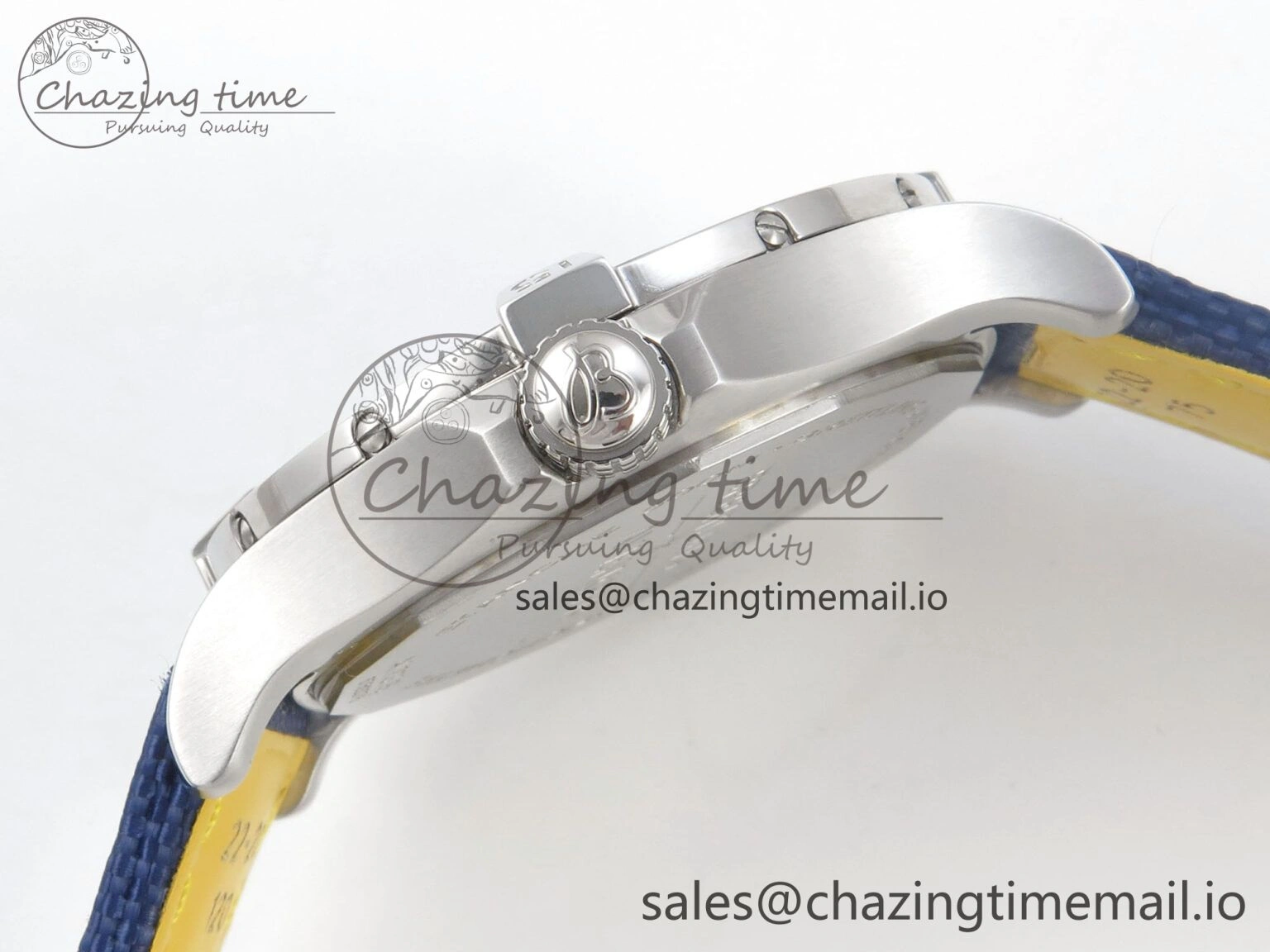 Avenger 43mm TF 1:1 Best Edition Blue Dial on Blue Nylon Strap A2824 V2