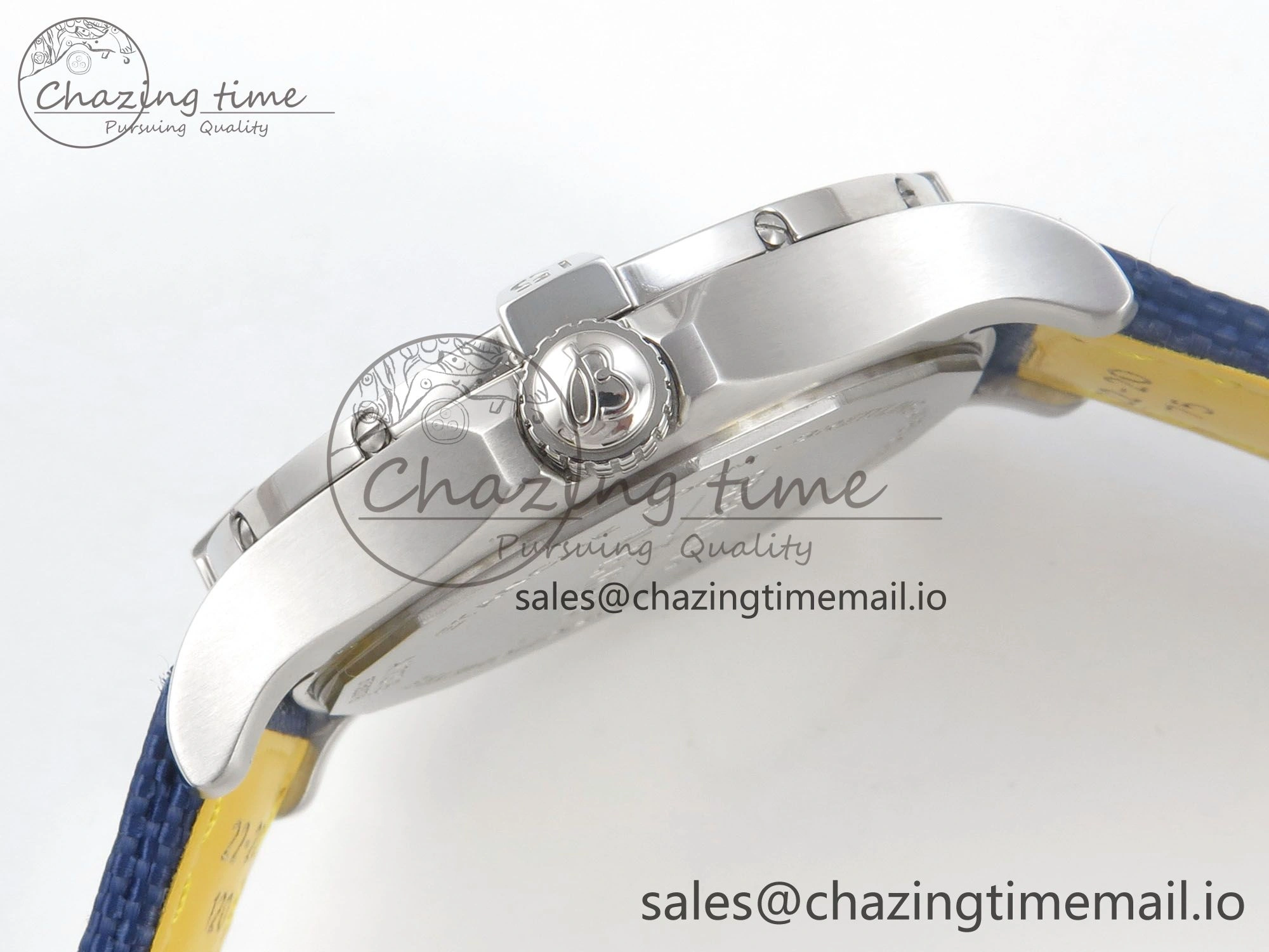 Avenger 43mm TF 1:1 Best Edition Blue Dial on Blue Nylon Strap A2824 V2