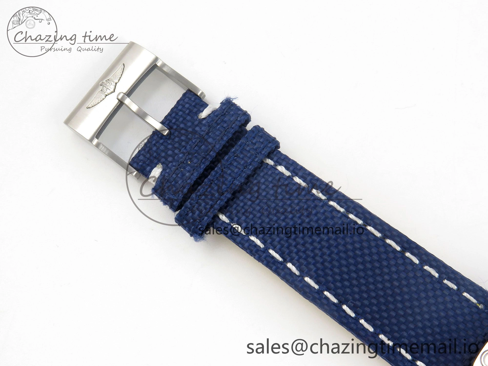 Avenger 43mm TF 1:1 Best Edition Blue Dial on Blue Nylon Strap A2824 V2