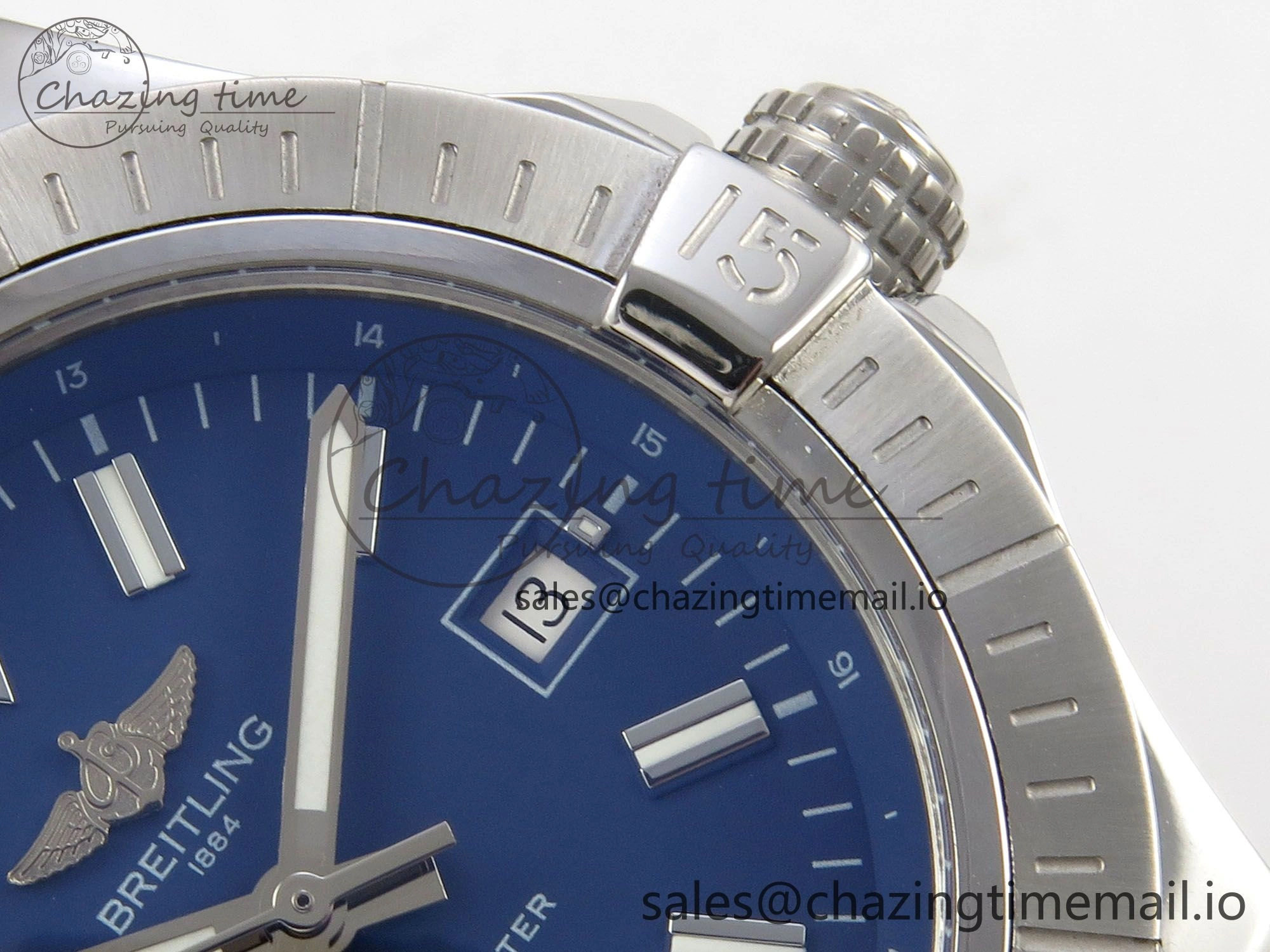 Avenger 43mm TF 1:1 Best Edition Blue Dial on Blue Nylon Strap A2824 V2