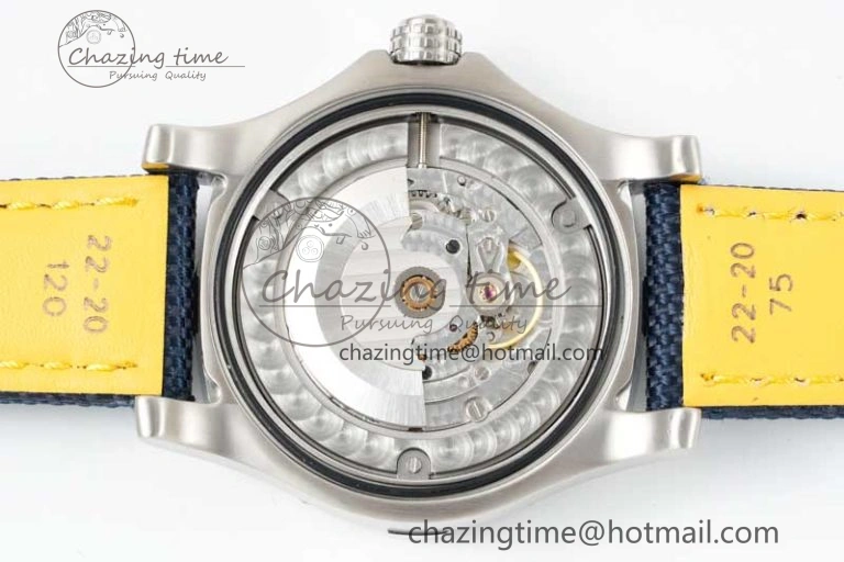 Avenger Automatic 43mm SS TF 1:1 Best Edition Blue Dial on Blue Nylon Strap A2824
