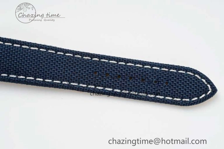 Avenger Automatic 43mm SS TF 1:1 Best Edition Blue Dial on Blue Nylon Strap A2824