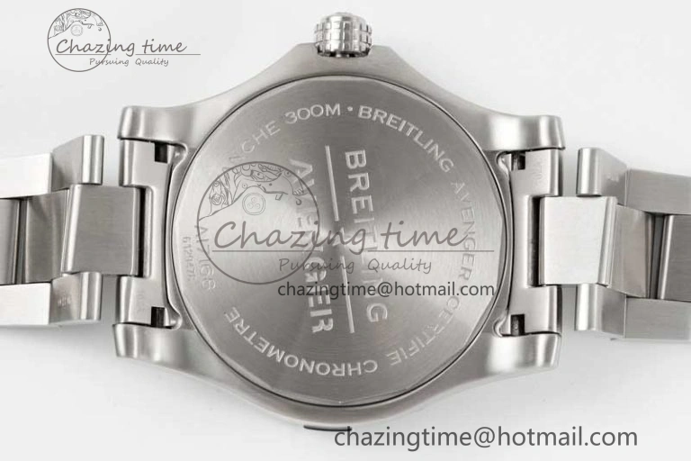 Avenger Automatic 43mm SS TF 1:1 Best Edition Blue Dial on SS Bracelet A2824