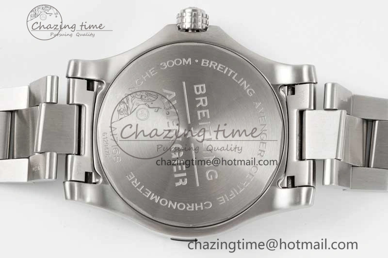 Avenger Automatic 43mm SS TF 1:1 Best Edition Blue Dial on SS Bracelet A2824