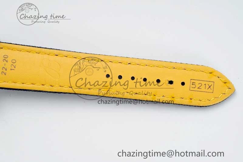 Avenger Automatic 43mm SS TF 1:1 Best Edition Yellow Dial on Black Nylon Strap A2824