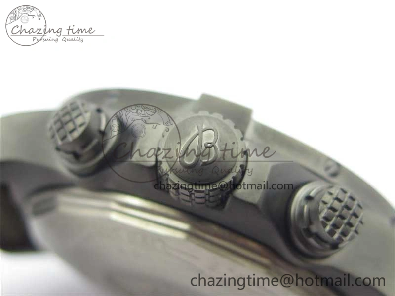 Avenger Bandit Titanium DLC B50 Best Edition Gray Carbon Dial on Green Nylon Strap A7750