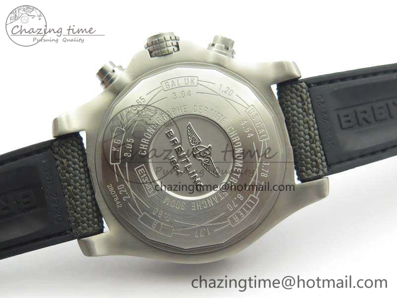 Avenger Bandit Titanium GF 1:1 Best Edition Gray Dial On Gray Nylon Strap A7750 (Free Extra Strap)