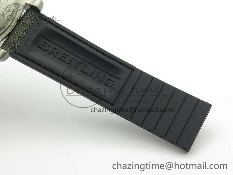 Avenger Bandit Titanium GF 1:1 Best Edition Gray Dial On Gray Nylon Strap A7750 (Free Extra Strap)