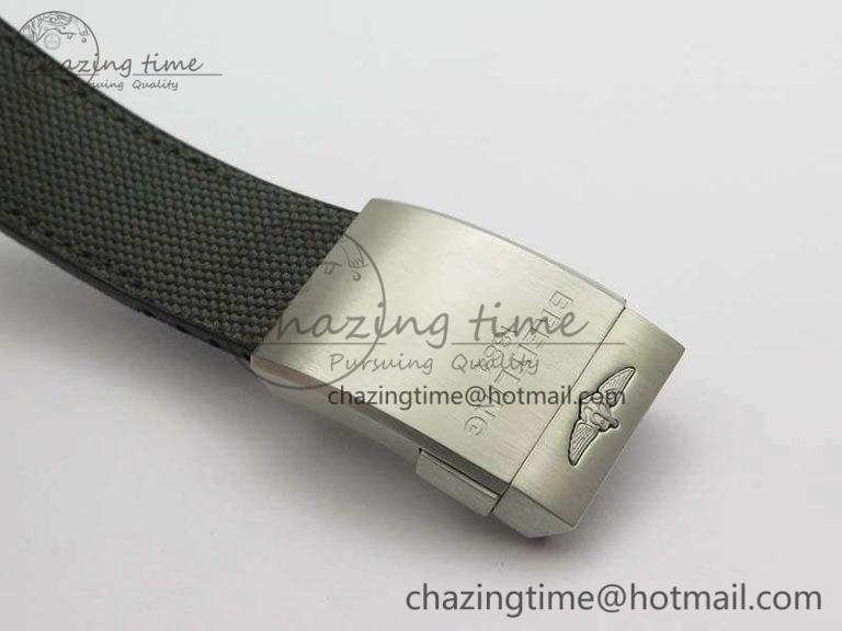 Avenger Bandit Titanium GF 1:1 Best Edition Gray Dial On Gray Nylon Strap A7750 (Free Extra Strap)