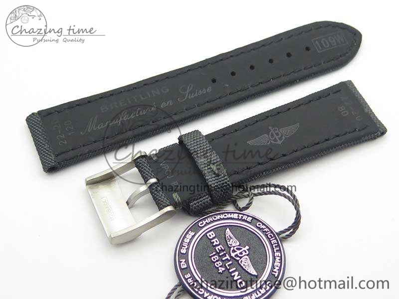 Avenger Bandit Titanium GF 1:1 Best Edition Gray Dial On Gray Nylon Strap A7750 (Free Extra Strap)