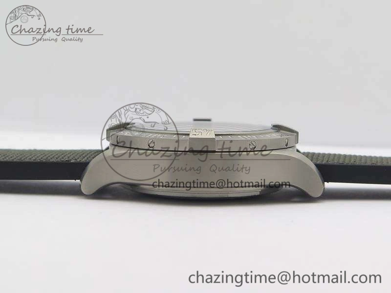 Avenger Bandit Titanium GF 1:1 Best Edition Gray Dial On Gray Nylon Strap A7750 (Free Extra Strap)