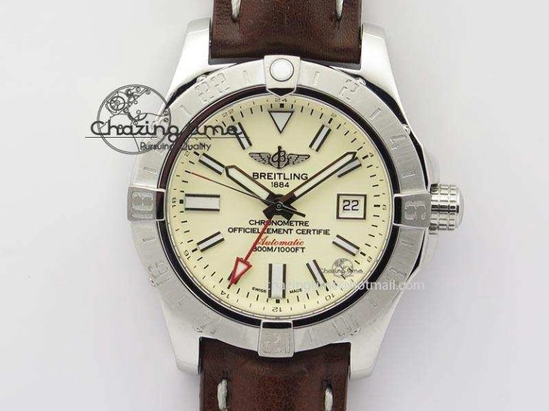 Avenger Bandit Titanium GF 1:1 Best Edition Gray Dial On Gray Nylon Strap A7750 (Free Extra Strap)