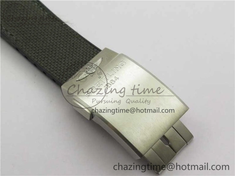 Avenger Bandit Titanium V9F 1:1 Best Edition Gray Dial on Gray Nylon Strap A7750