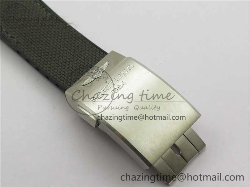 Avenger Bandit Titanium V9F 1:1 Best Edition Gray Dial on Gray Nylon Strap A7750