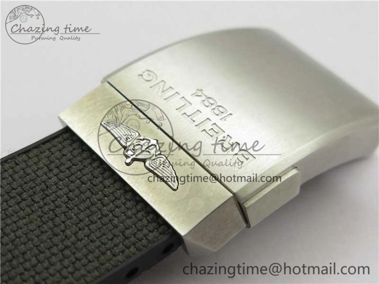 Avenger Bandit Titanium V9F 1:1 Best Edition Gray Dial on Gray Nylon Strap A7750