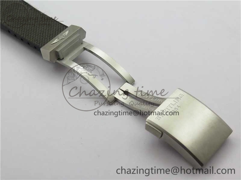 Avenger Bandit Titanium V9F 1:1 Best Edition Gray Dial on Gray Nylon Strap A7750