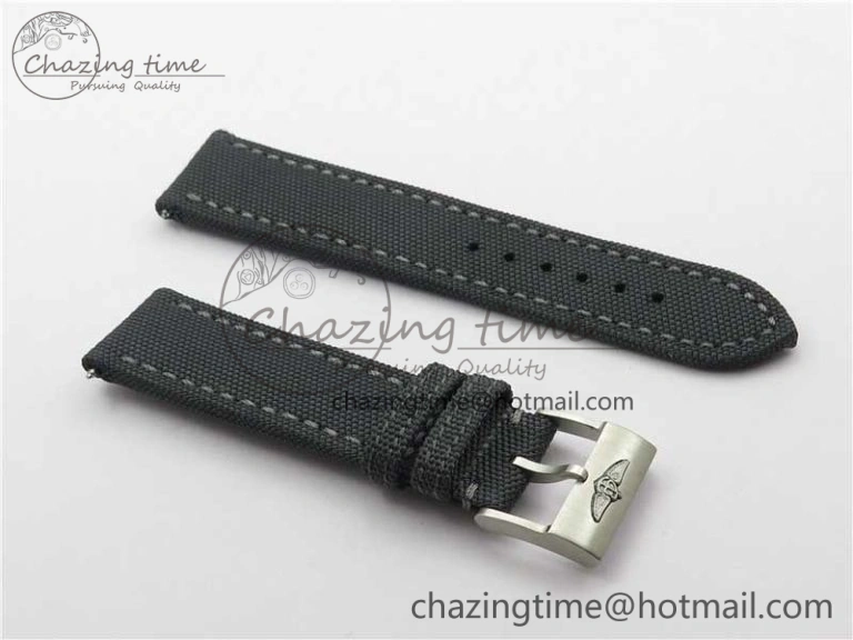 Avenger Bandit Titanium V9F 1:1 Best Edition Gray Dial on Gray Nylon Strap A7750