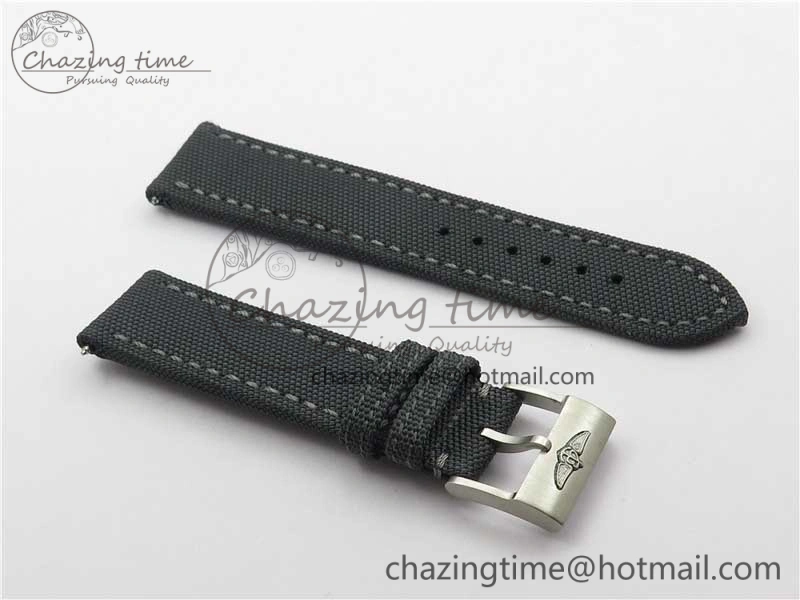 Avenger Bandit Titanium V9F 1:1 Best Edition Gray Dial on Gray Nylon Strap A7750