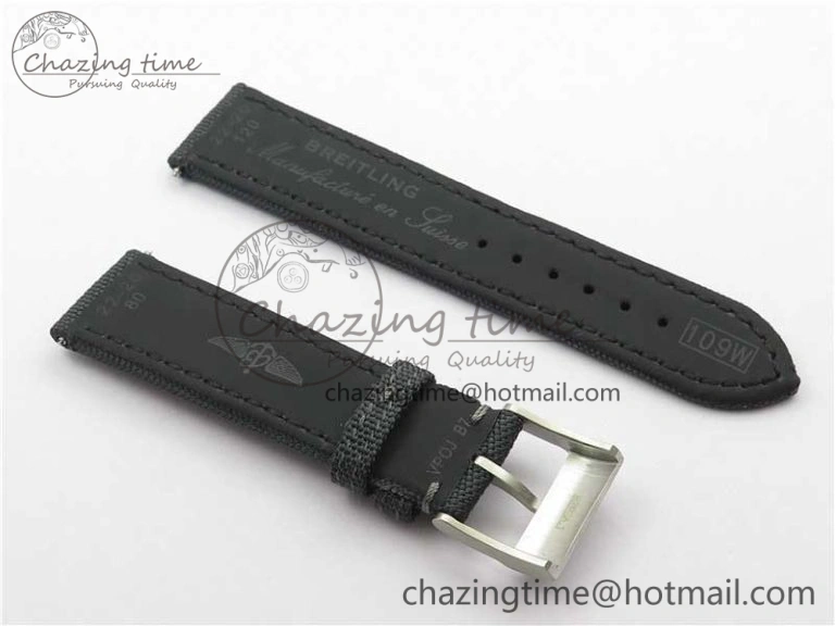 Avenger Bandit Titanium V9F 1:1 Best Edition Gray Dial on Gray Nylon Strap A7750