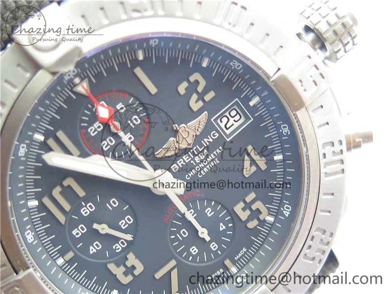 Avenger Bandit Titanium V9F 1:1 Best Edition Gray Dial on Gray Nylon Strap A7750