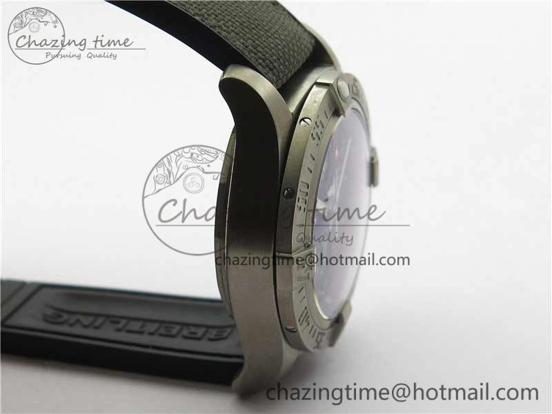 Avenger Bandit Titanium V9F 1:1 Best Edition Gray Dial on Gray Nylon Strap A7750