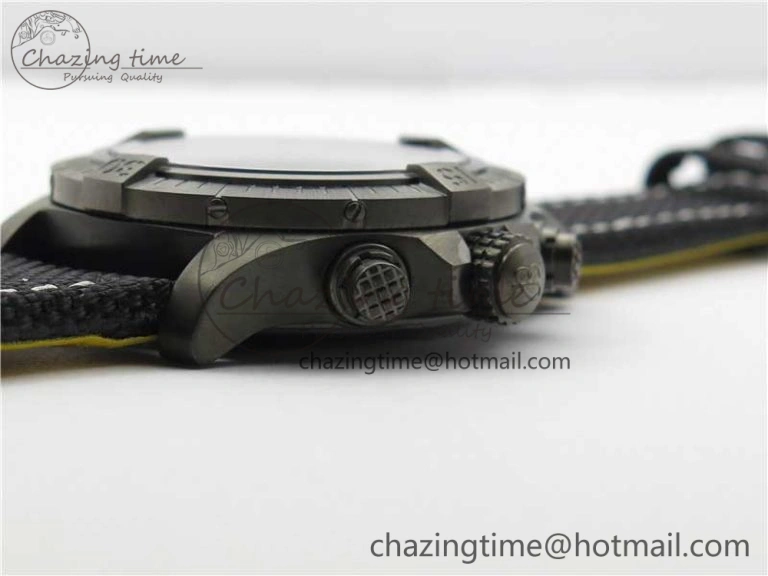 Avenger Bandit V13317 Titanium DLC B50 Best Edition Black Dial on Black Nylon Strap A7750
