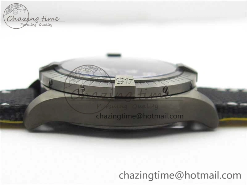 Avenger Bandit V13317 Titanium DLC B50 Best Edition Black Dial on Black Nylon Strap A7750