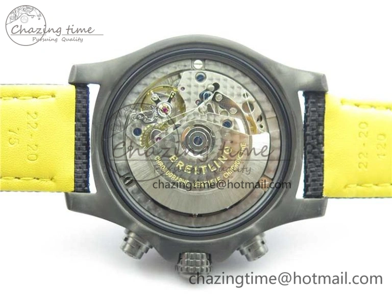 Avenger Bandit V13317 Titanium DLC B50 Best Edition Black Dial on Black Nylon Strap A7750