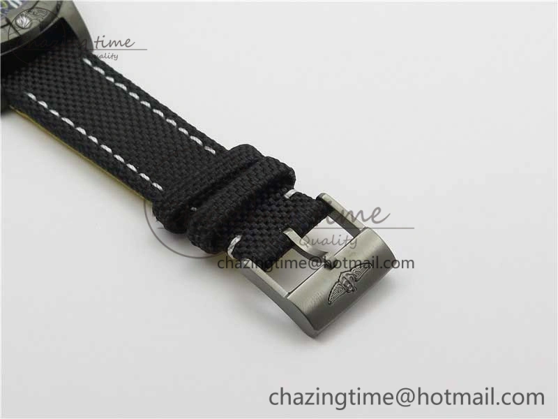 Avenger Bandit V13317 Titanium DLC B50 Best Edition Black Dial on Black Nylon Strap A7750