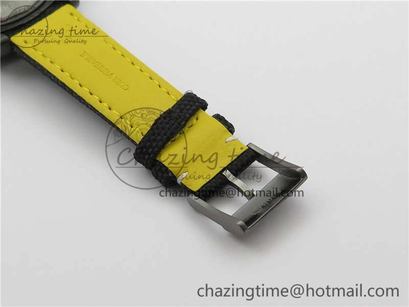 Avenger Bandit V13317 Titanium DLC B50 Best Edition Black Dial on Black Nylon Strap A7750