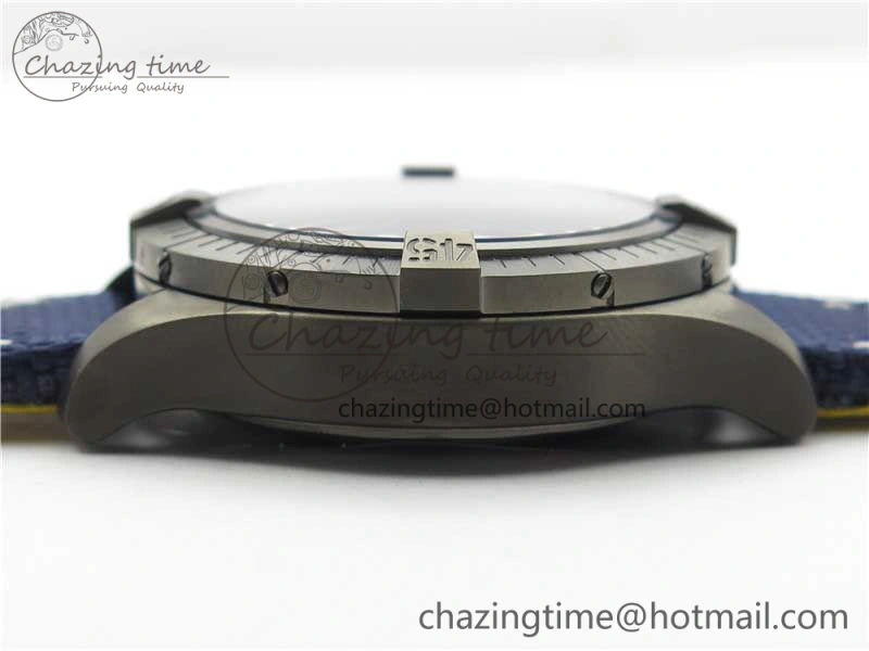 Avenger Bandit V13317 Titanium DLC B50 Best Edition Blue Dial on Blue Nylon Strap A7750