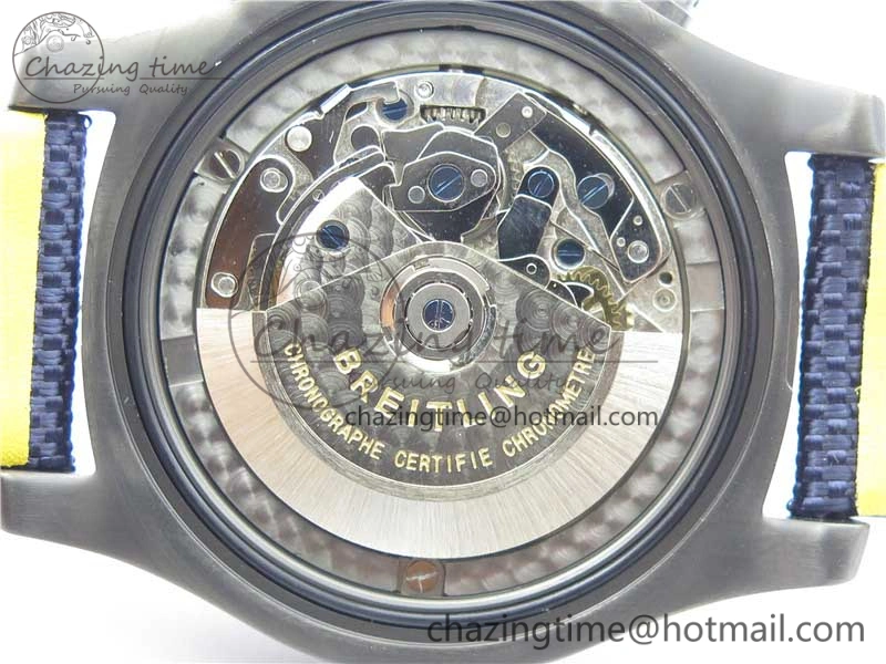Avenger Bandit V13317 Titanium DLC B50 Best Edition Blue Dial on Blue Nylon Strap A7750