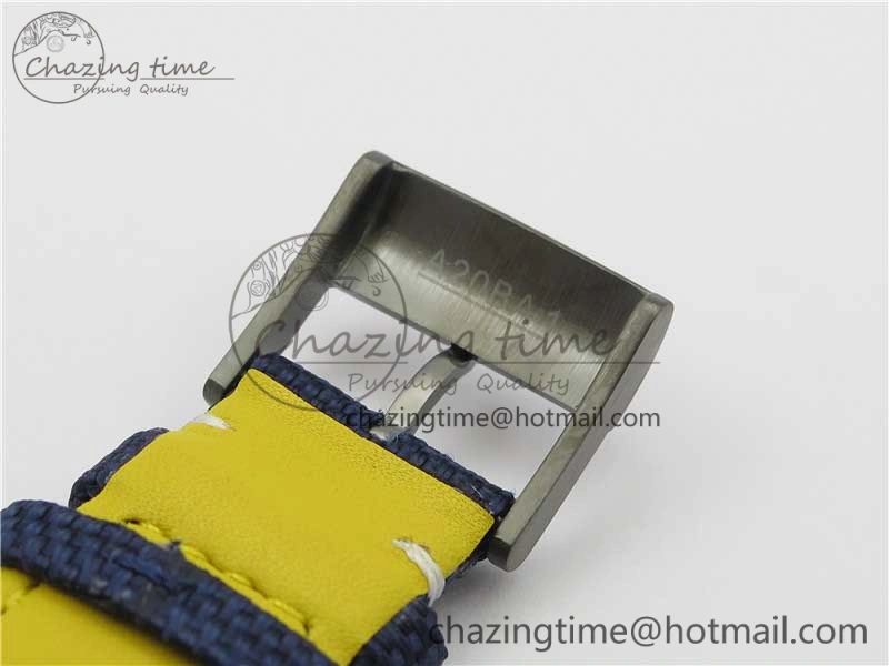 Avenger Bandit V13317 Titanium DLC B50 Best Edition Blue Dial on Blue Nylon Strap A7750