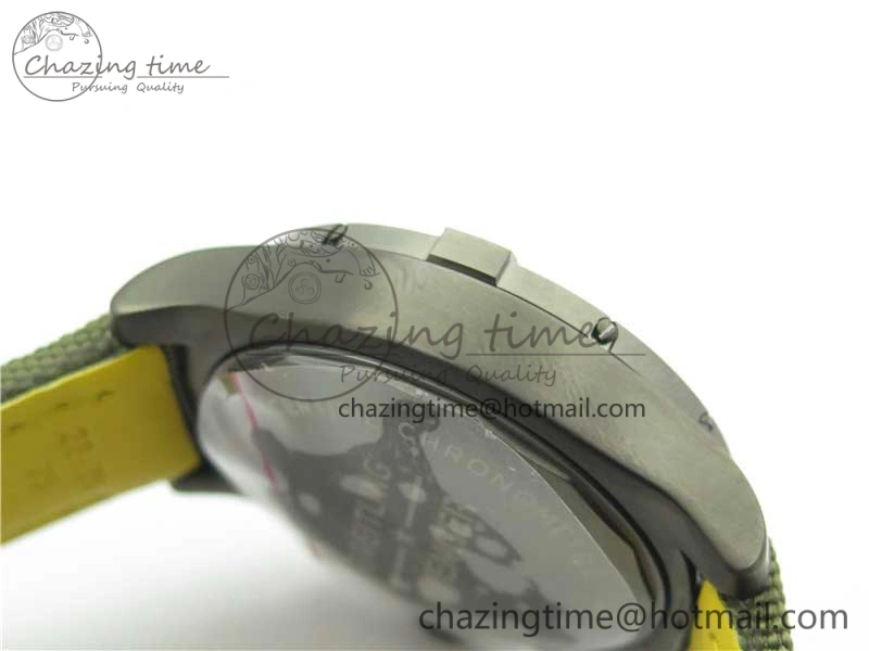 Avenger Bandit V13317 Titanium DLC B50 Best Edition Green Dial on Green Nylon Strap A7750