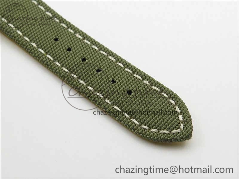 Avenger Bandit V13317 Titanium DLC B50 Best Edition Green Dial on Green Nylon Strap A7750