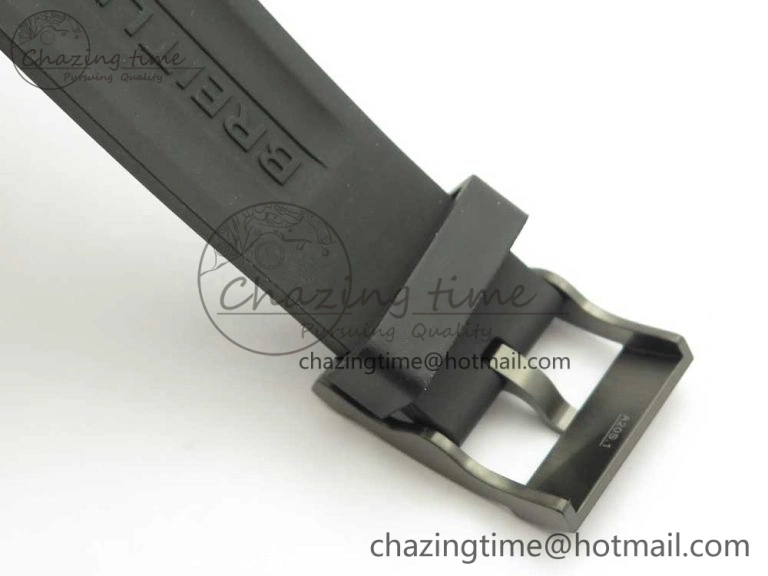 Avenger BlackBird 44mm DLC GF 1:1 Best Edition Titanium Case Black Dial on Black Rubber Strap A2824 V4 (Free Box)