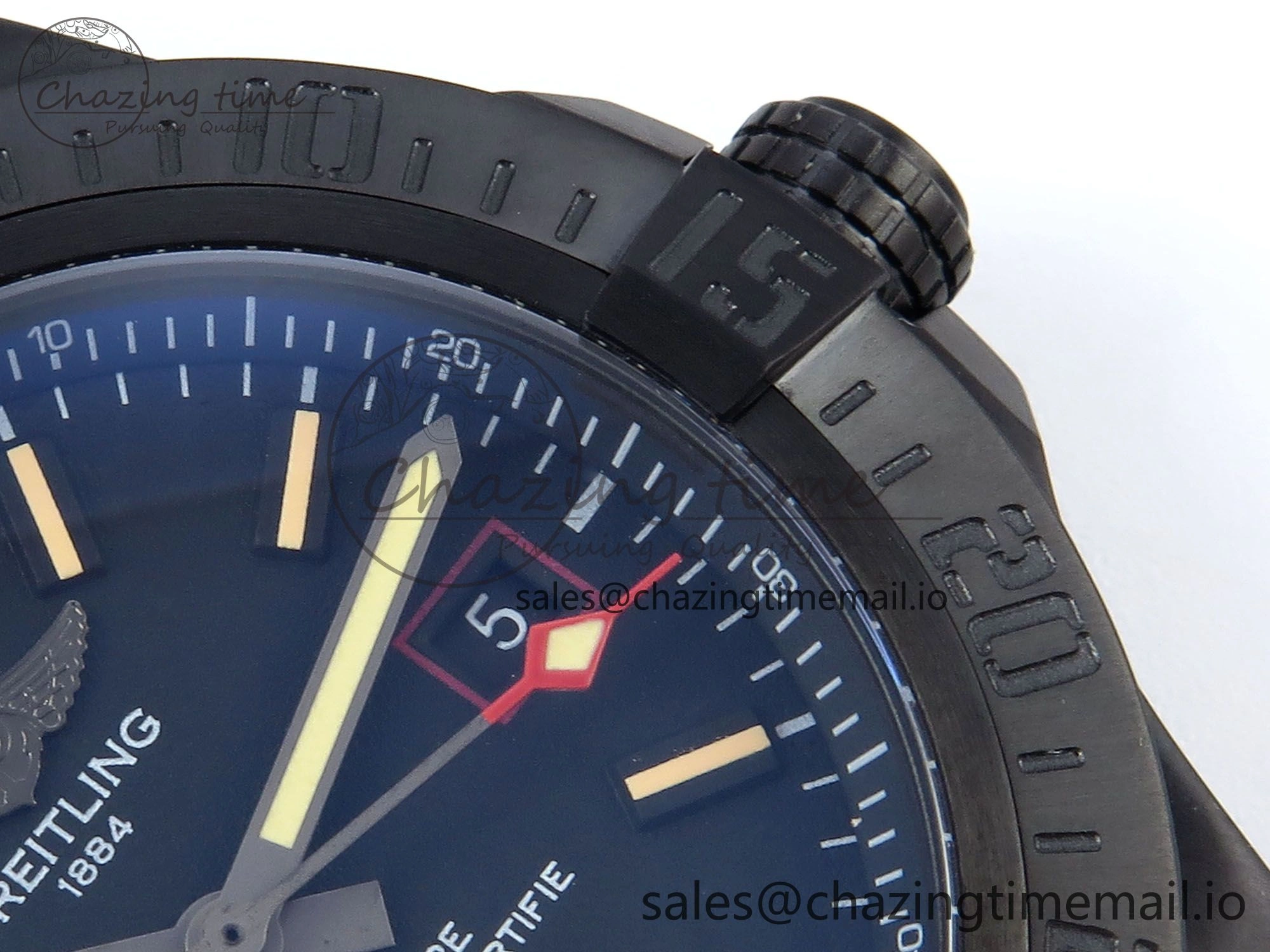 Avenger BlackBird 44mm TF 1:1 Best Edition Black Dial on Black Nylon Strap A2824