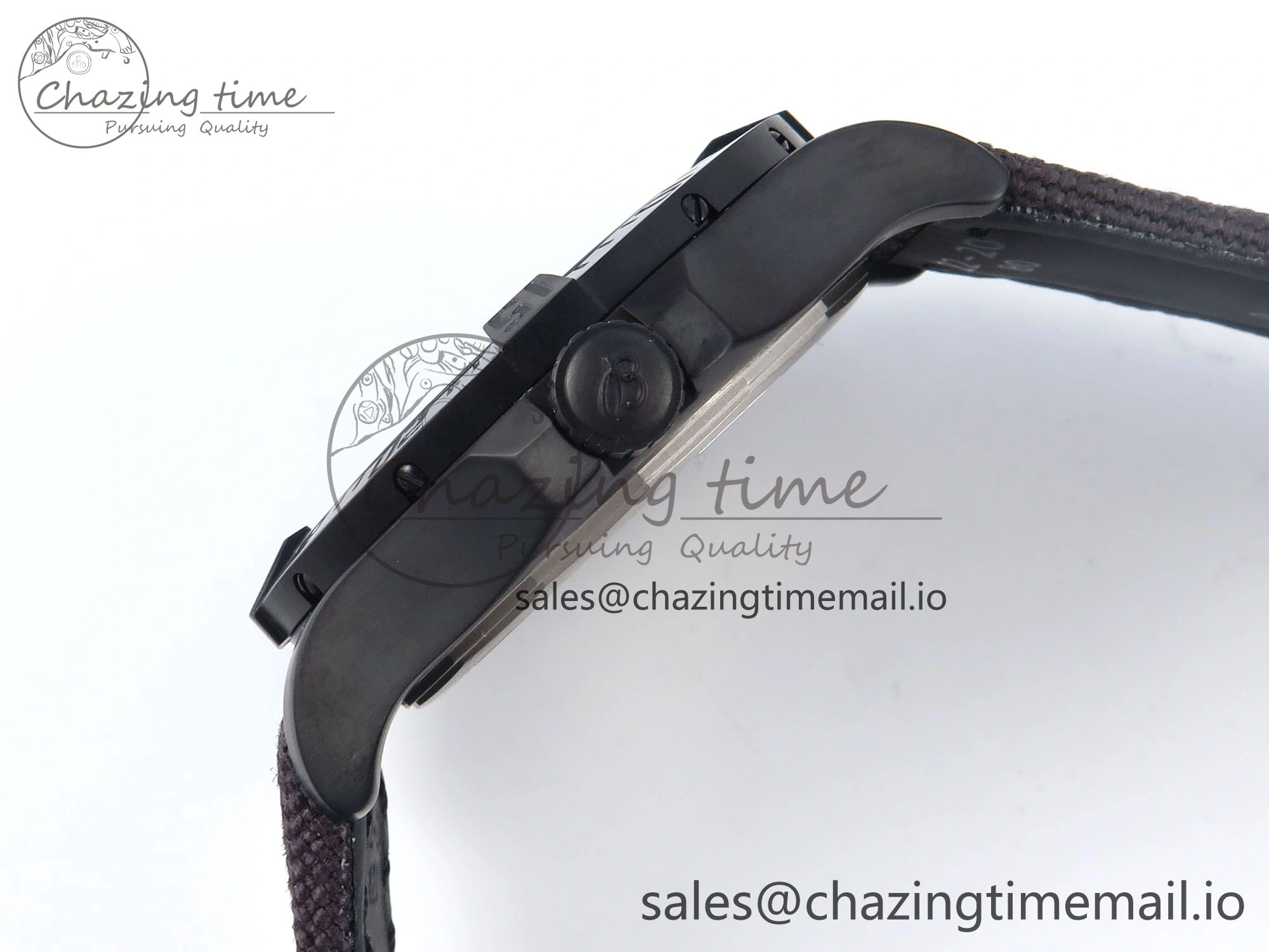 Avenger BlackBird 44mm TF 1:1 Best Edition Black Dial on Black Nylon Strap A2824