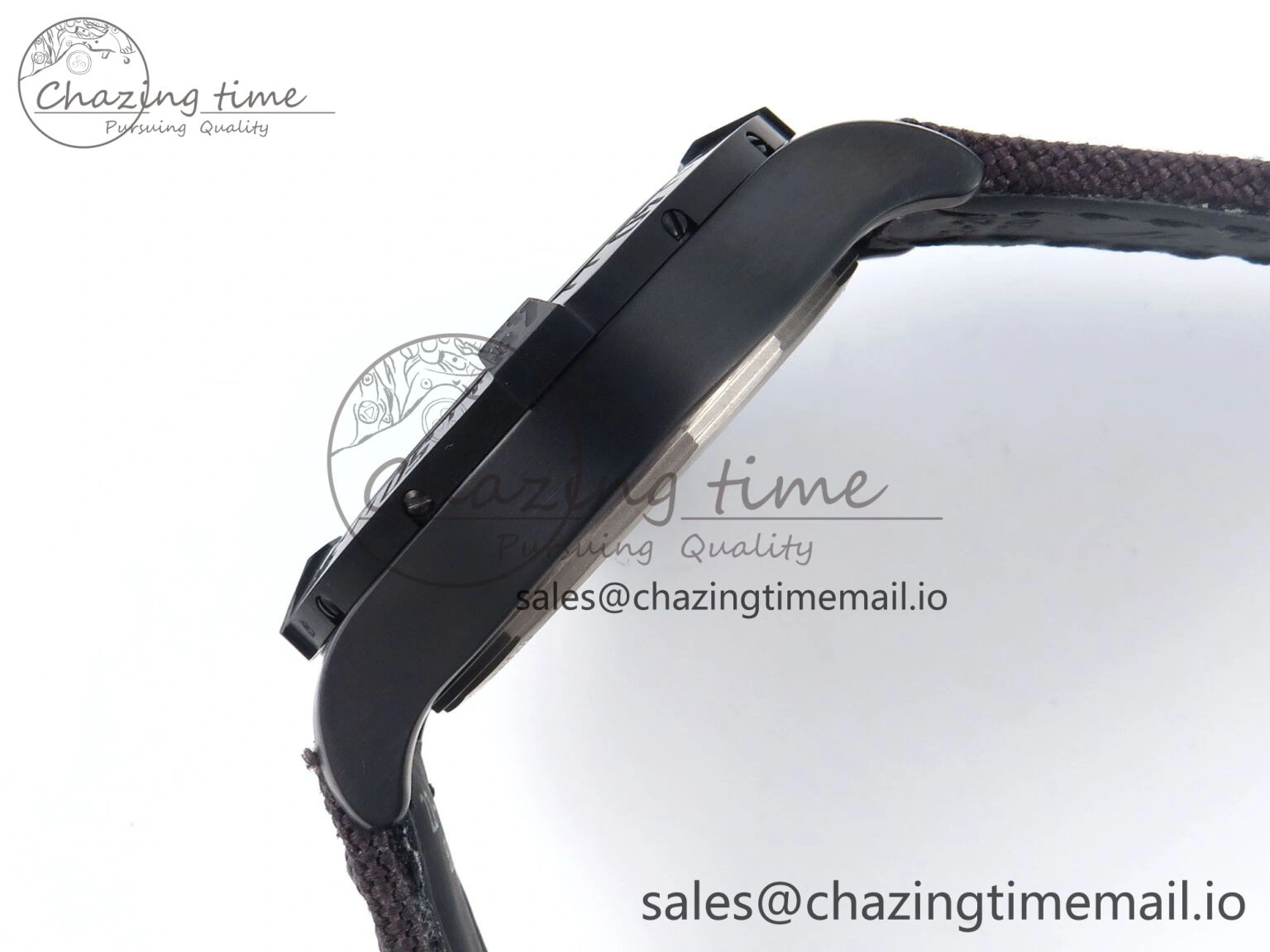 Avenger BlackBird 44mm TF 1:1 Best Edition Black Dial on Black Nylon Strap A2824