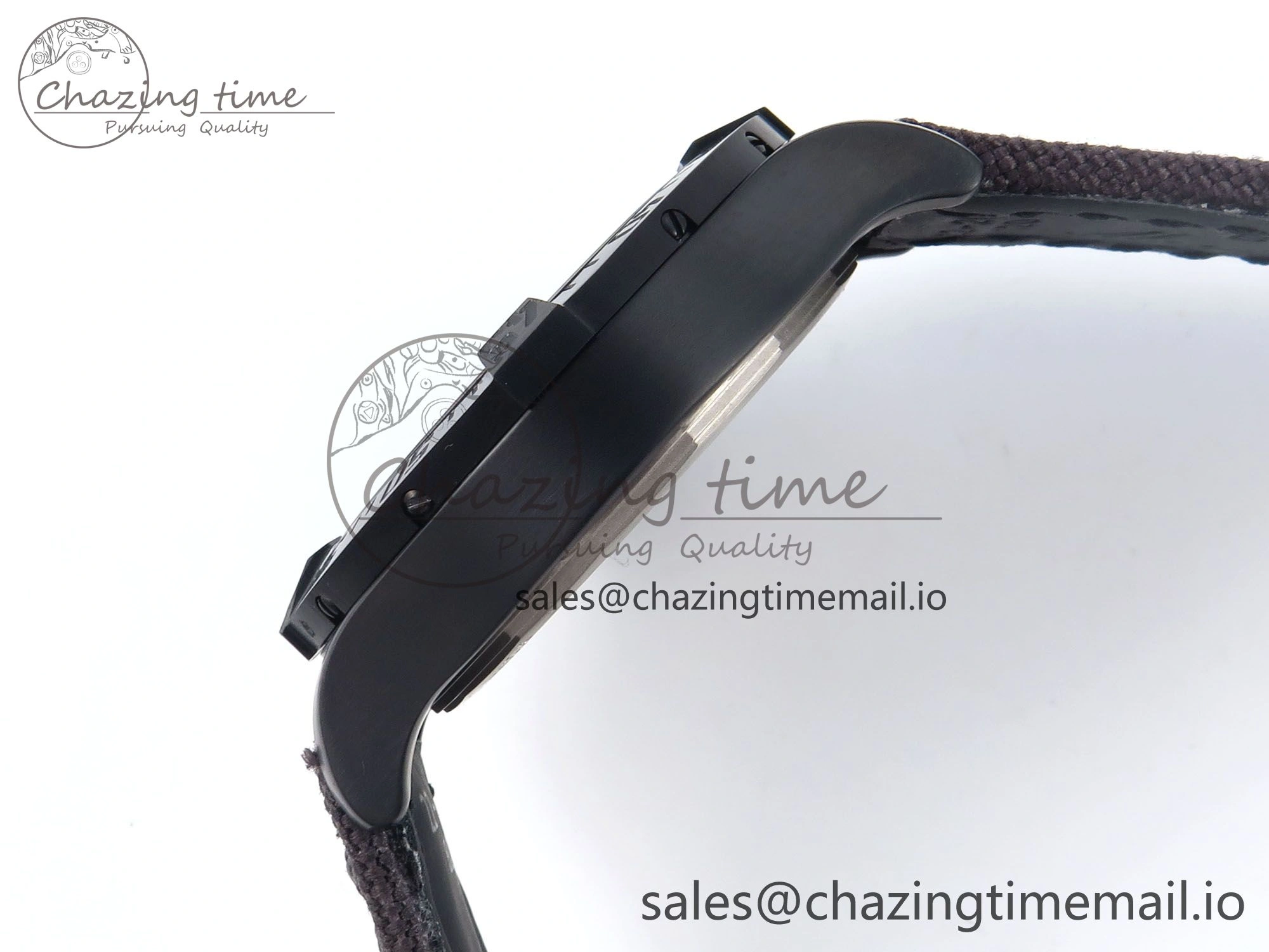 Avenger BlackBird 44mm TF 1:1 Best Edition Black Dial on Black Nylon Strap A2824